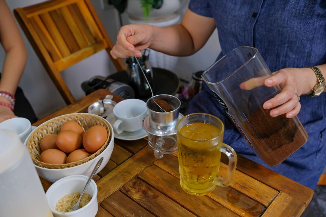 Egg Coffee Class and Hanoi Street Food Walking Tour - image 2