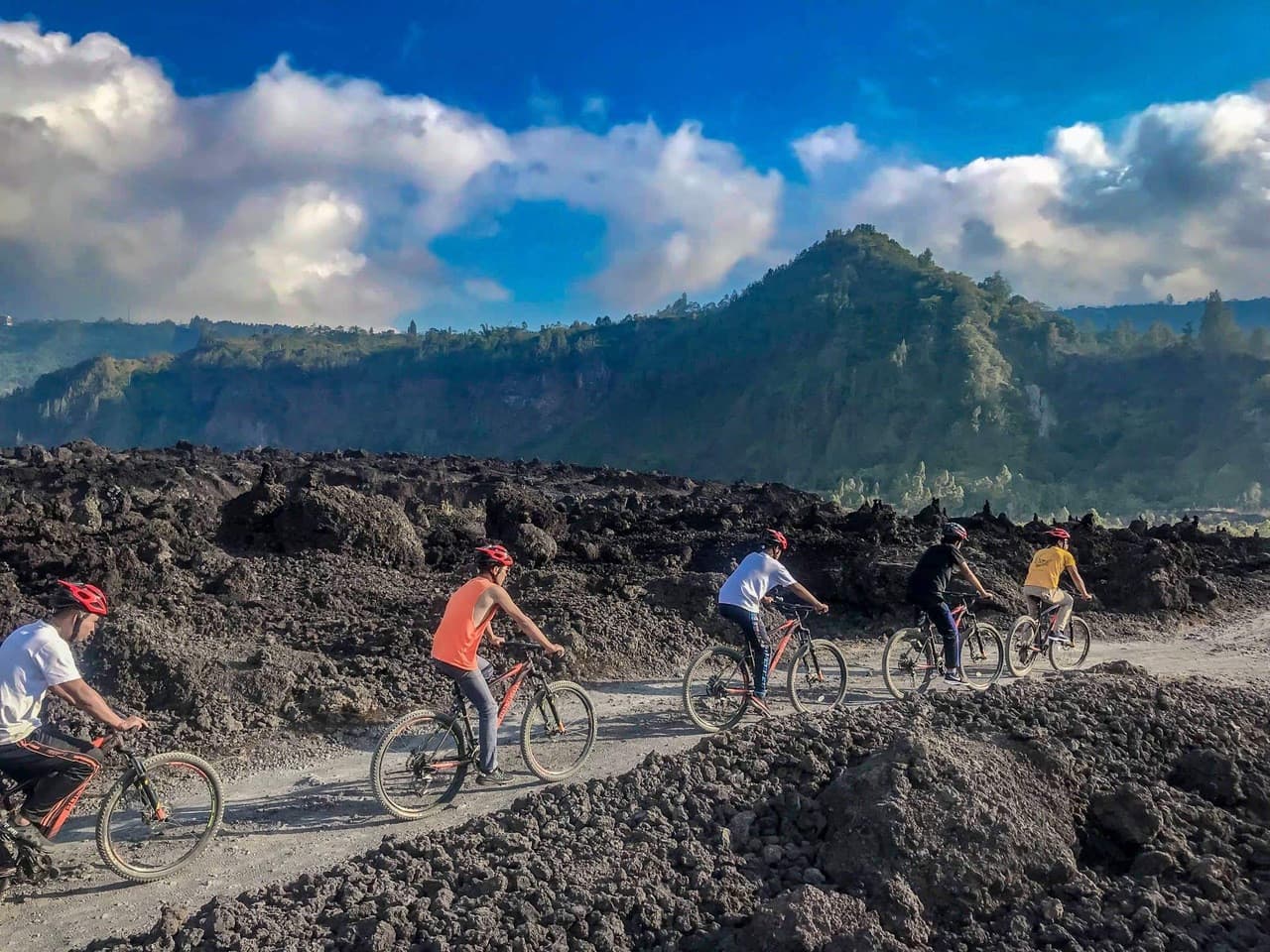 Mount Batur Sunrise and Black Lava Cycling Tour - main image