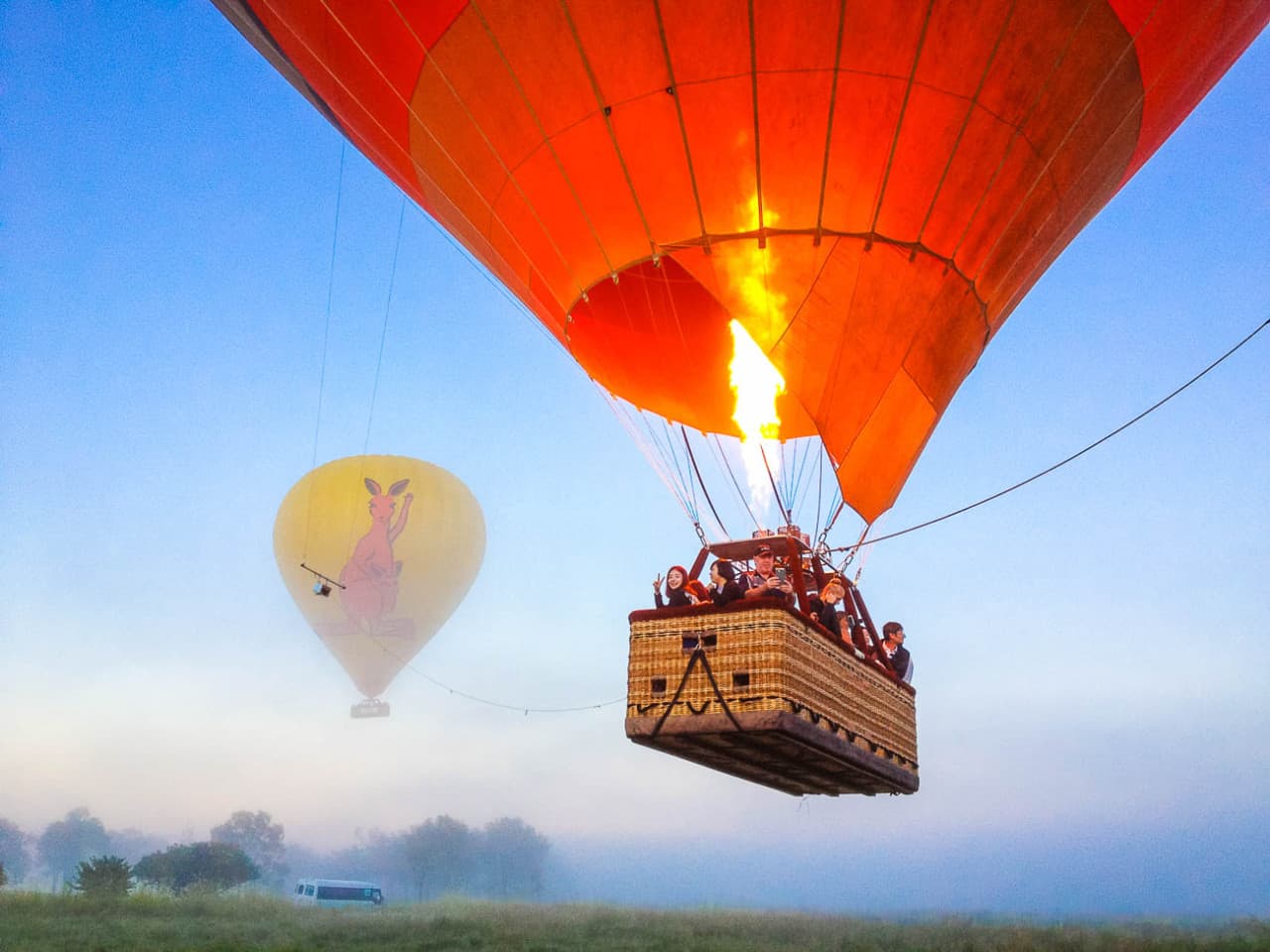 Cairns Hot Air Balloon Flight with Sparkling Wine and Optional Round Trip Transfer - main image