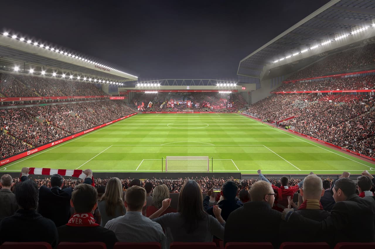 Entrada para partido de la Premier League del Liverpool FC en el estadio Anfield - imagen 10