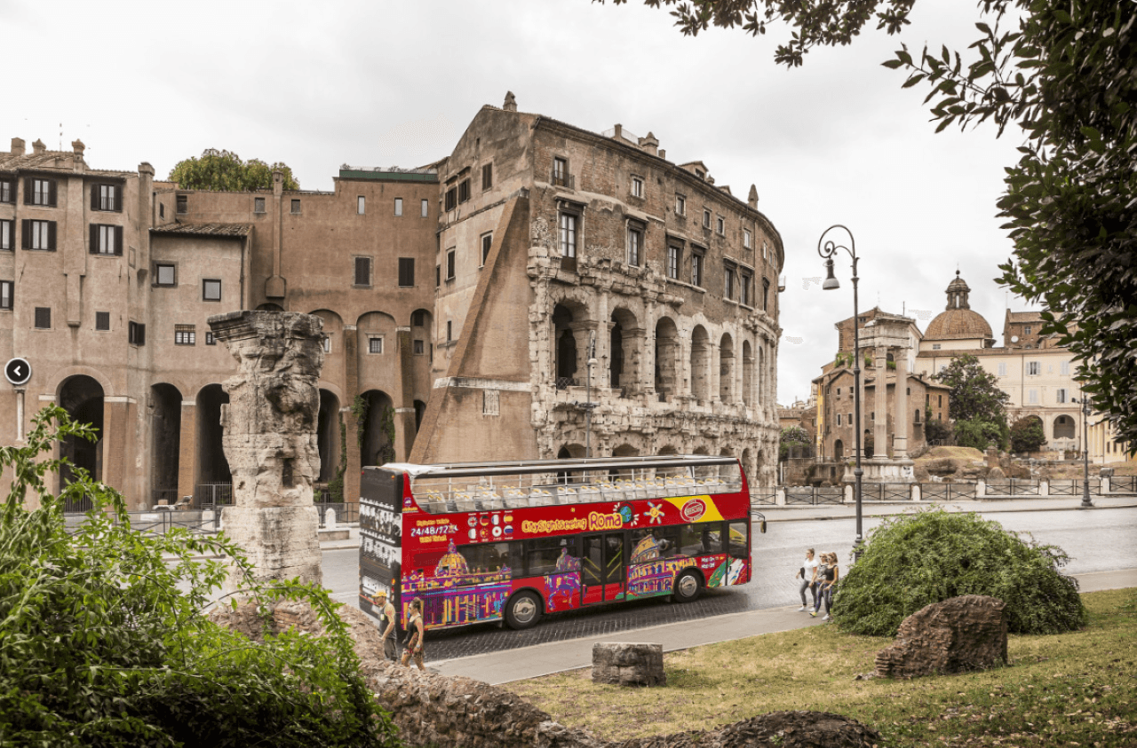 Colosseum Ticket and  Rome Hop-on Hop-off Bus Tour - City Sightseeing - main image