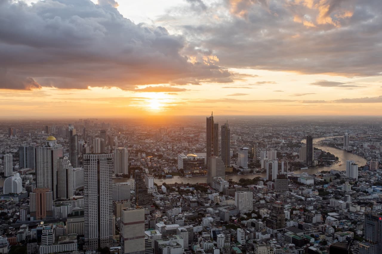 Entrada a la plataforma de observación Mahanakhon SkyWalk - imagen 6
