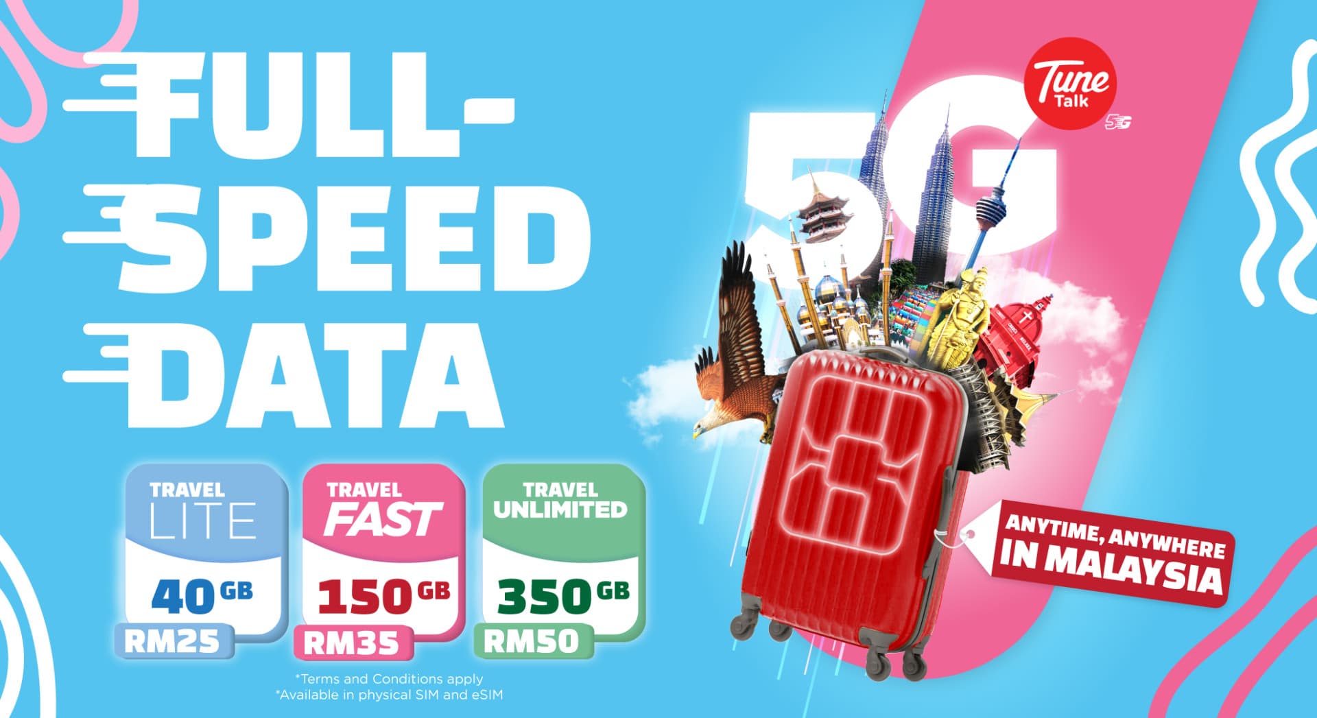 Malaysia Tune Talk 5G eSIM - main image