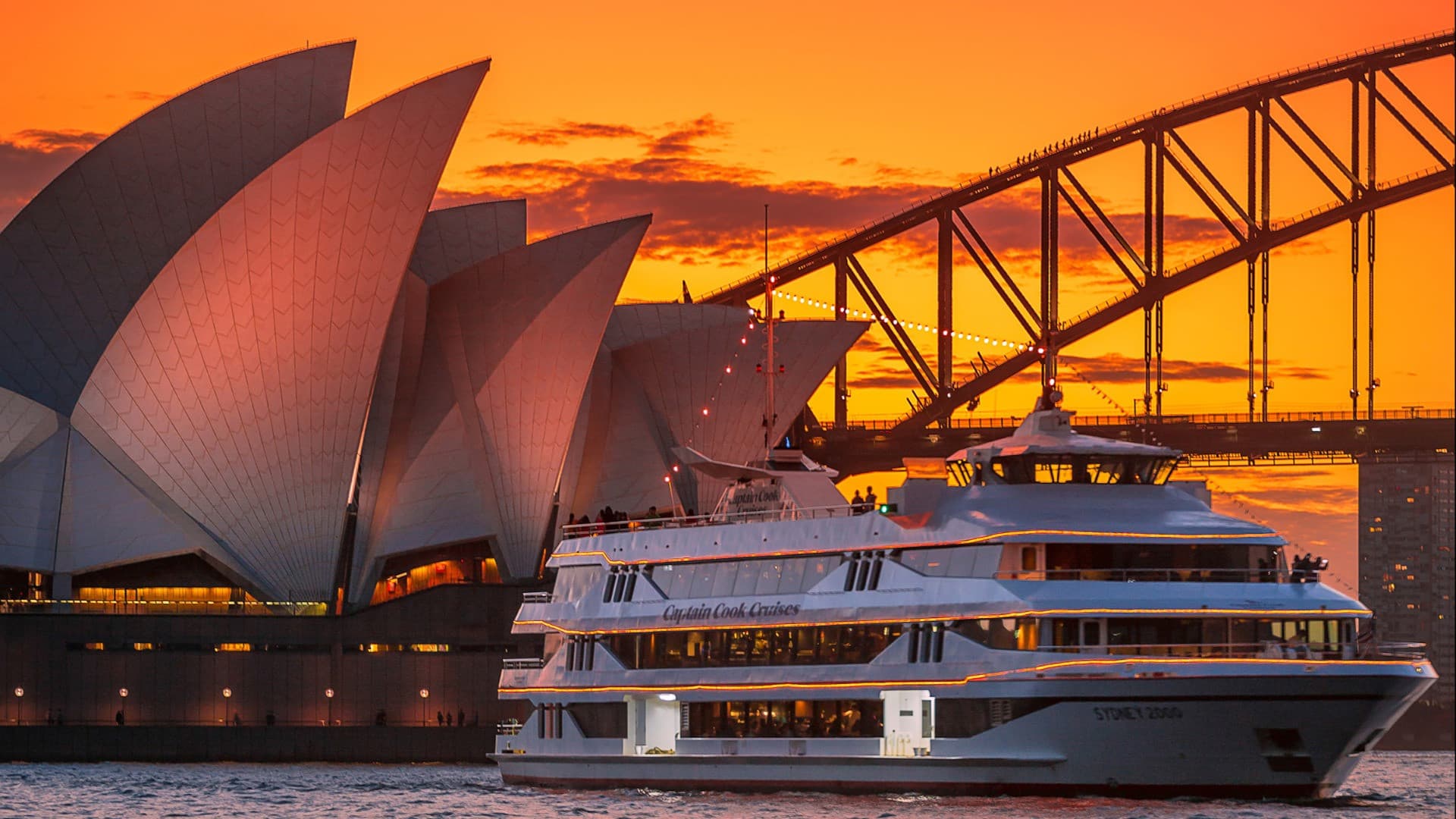Sydney Harbour Sunset Dinner Cruise aboard Captain Cook Cruises - main image
