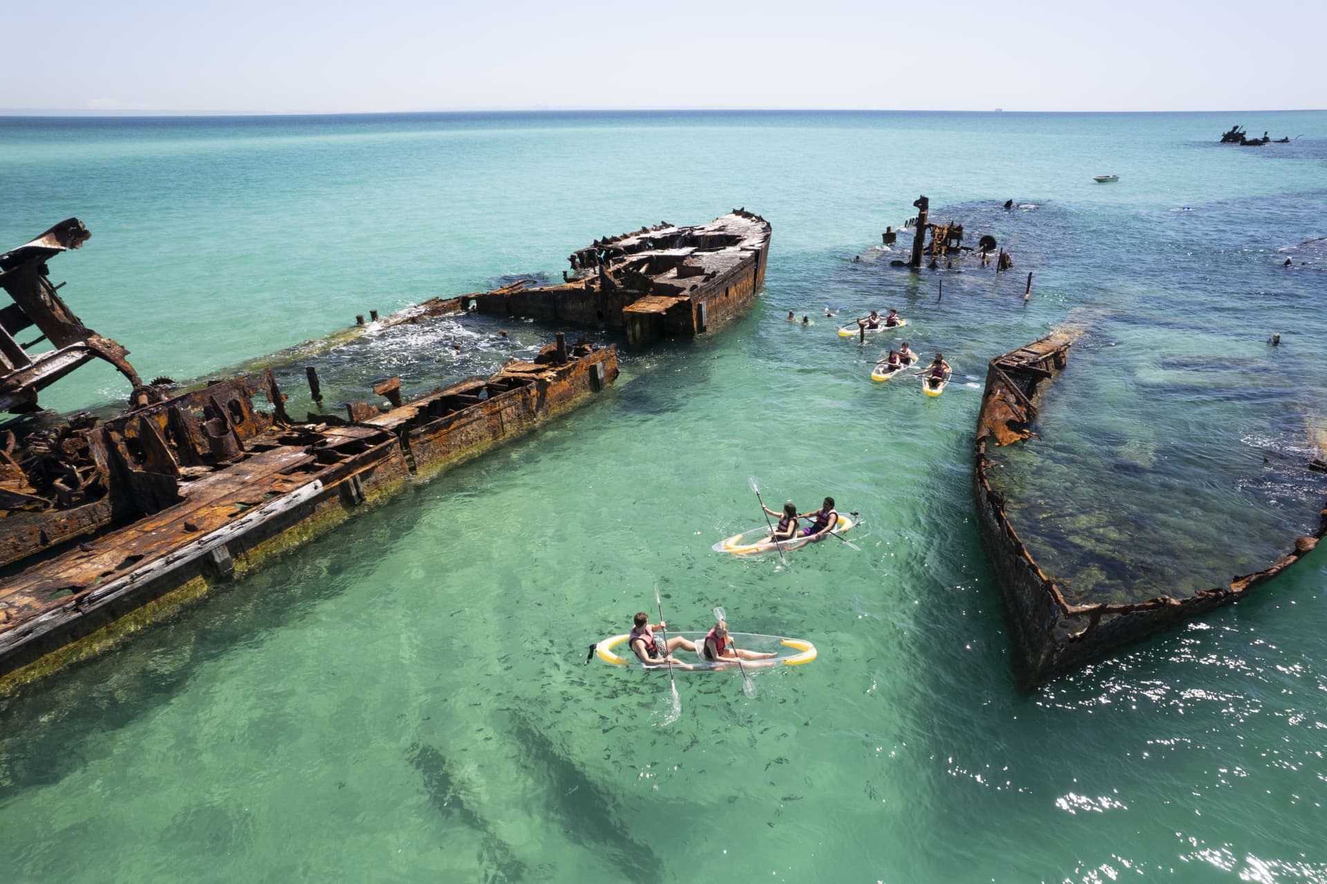 Moreton Island 1-Day Adventure Tour with Kayaking and Sandboarding - main image
