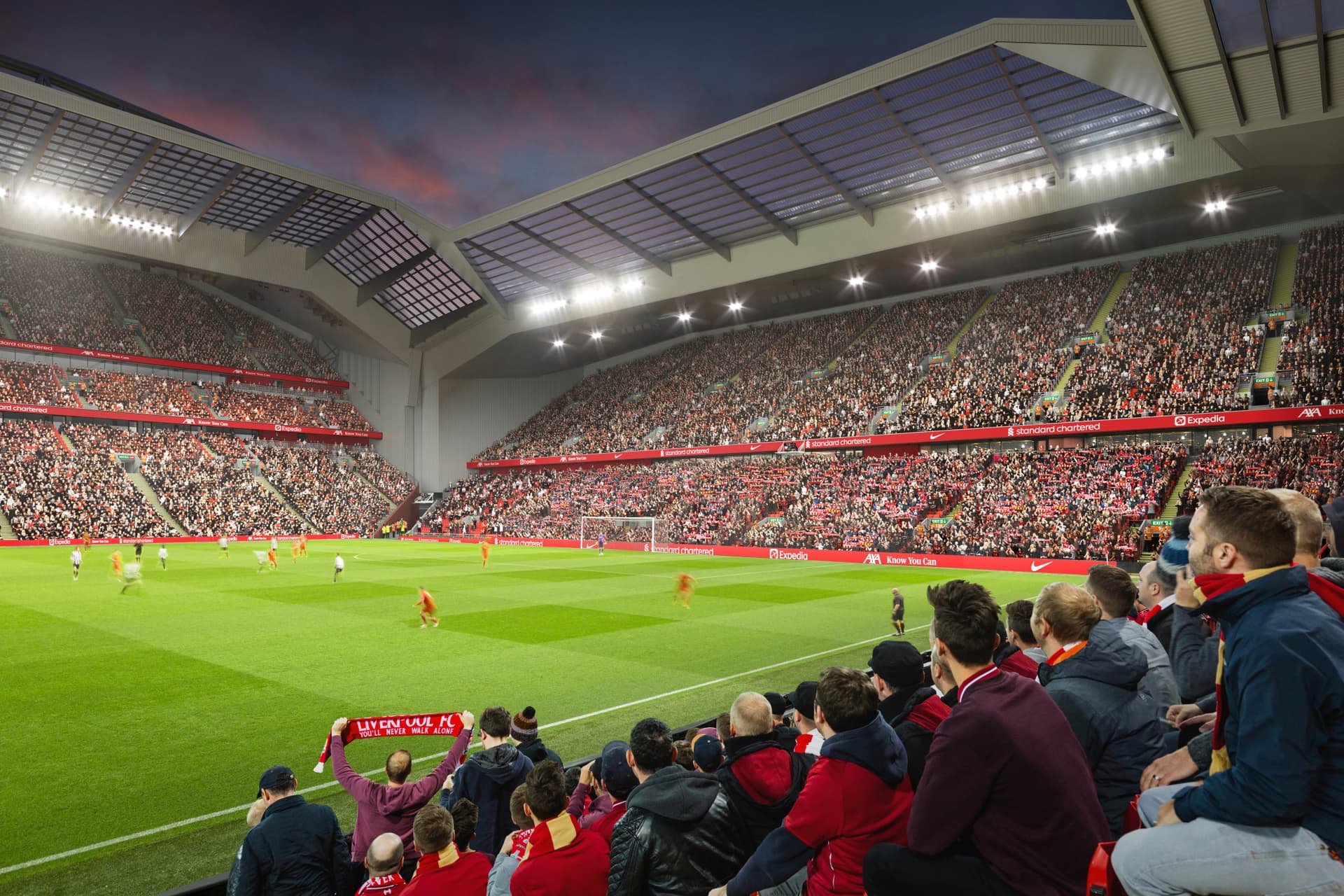 Entrada para partido de la Premier League del Liverpool FC en el estadio Anfield - imagen 2